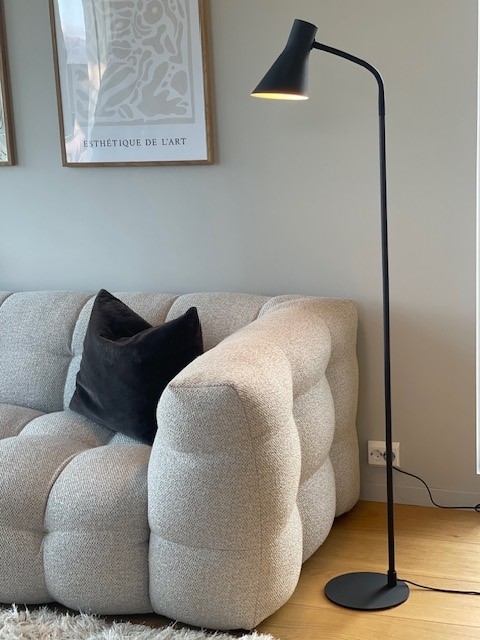 Odense leselampe gulv 152cm sort 2