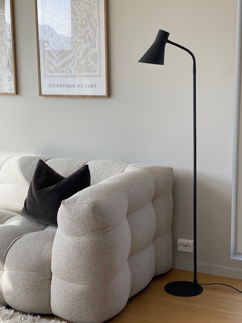 Odense leselampe gulv 152cm sort 3
