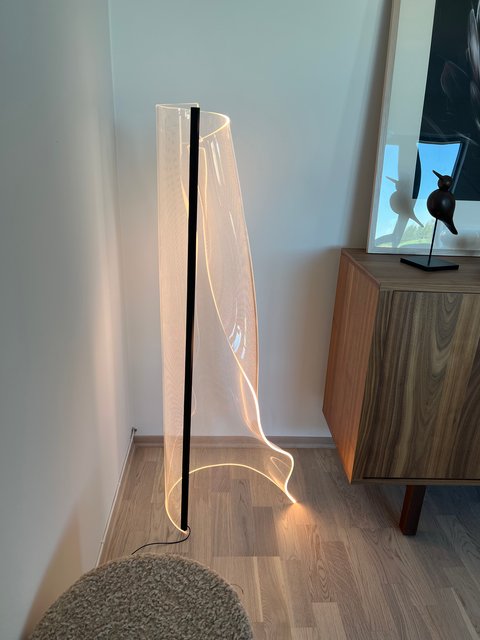 Shape LED gulvlampe 120cm klar, bilde 3 av 9
