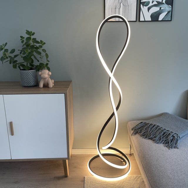 Infinity LED gulvlampe 143cm sort 3