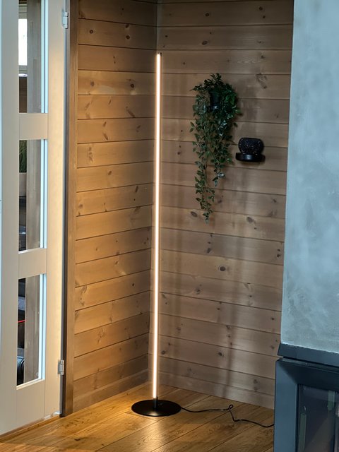 Pole LED gulvlampe 160cm sort 4