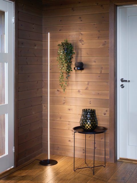 Pole LED gulvlampe 160cm sort 3