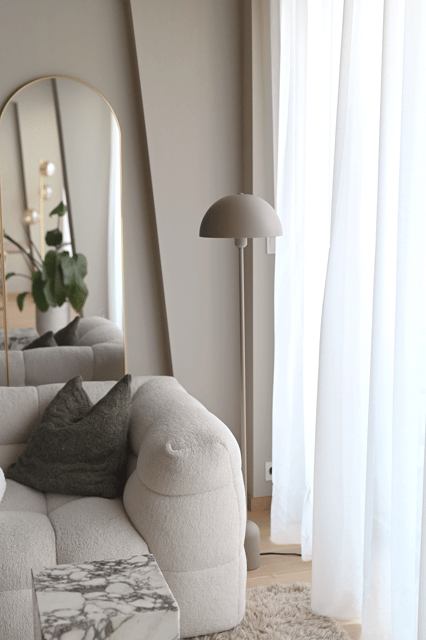 Mycena gulvlampe 140cm beige, bilde 5 av 12
