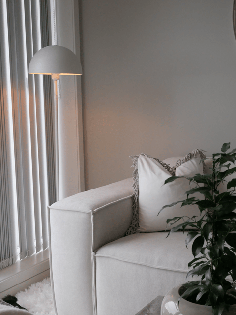 Mycena gulvlampe 140cm beige, bilde 2 av 12