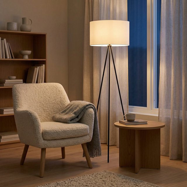 Triangel II gulvlampe 140cm sort 1