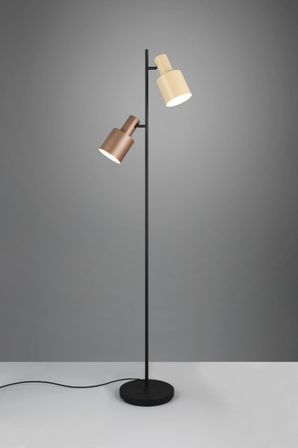 Agudo leselampe gulv 2lys 161,5cm brun, bilde 5 av 5