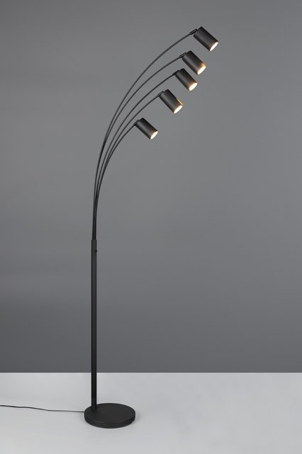 Marley gulvlampe 5lys 200cm sort 4
