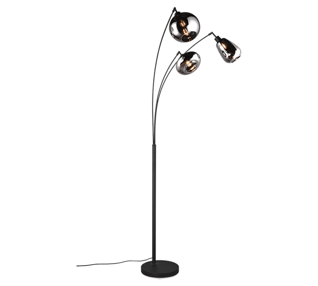 Lumina gulvlampe 3lys 200cm smoke, bilde 4 av 4
