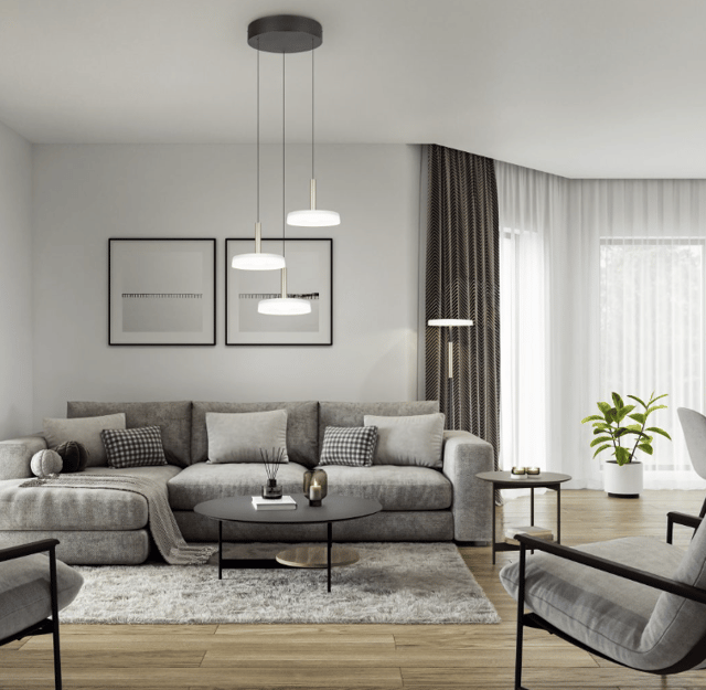 Celeste LED uplight 1lys 160cm brun, bilde 5 av 6