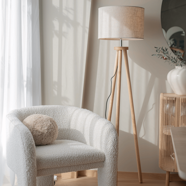 Woodstock gulvlampe 150cm natur