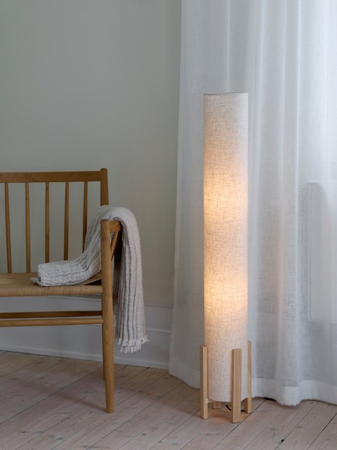 Rotunda gulvlampe 110cm natur 3