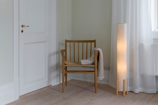 Rotunda gulvlampe 110cm natur 4
