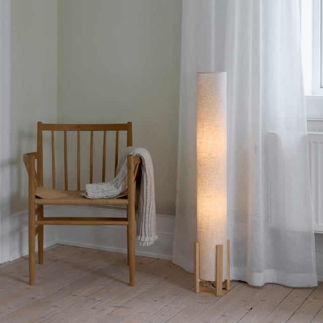 Rotunda gulvlampe 110cm natur 1