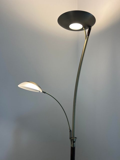 Helios LED uplight 2lys 197cm messing, bilde 4 av 13
