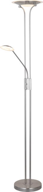 Bristol LED uplight 2lys 180cm stål 4