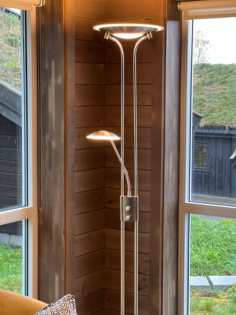 Bristol LED uplight 2lys 180cm stål 3