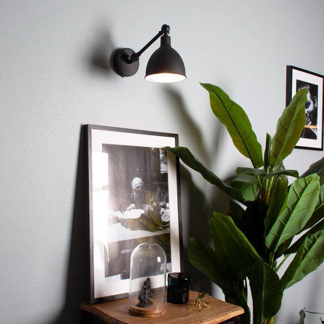 Bazar mini vegglampe 25cm sort 1
