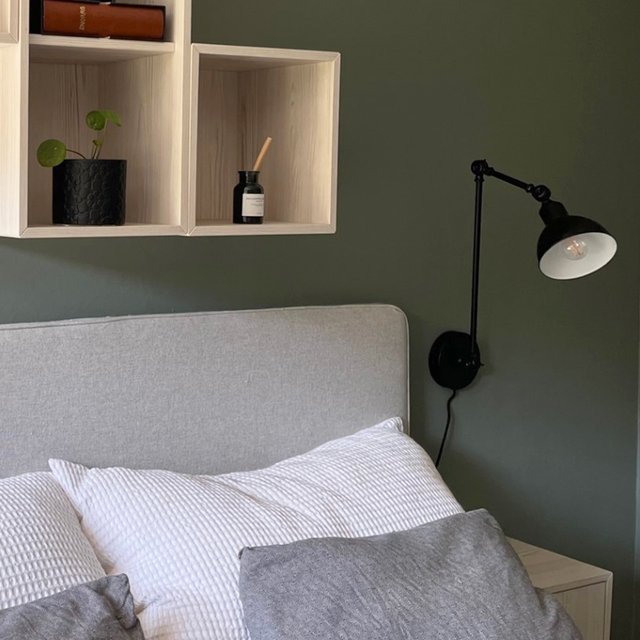 Kalle vegglampe 55cm sort 3