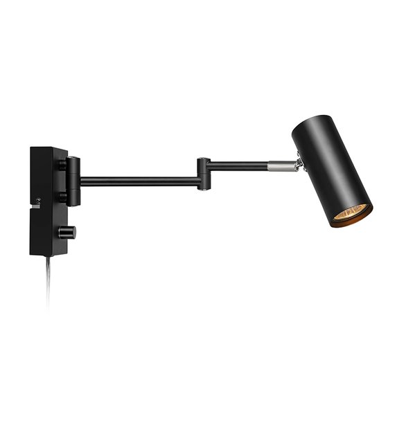 Torino leselampe vegg 16cm sort