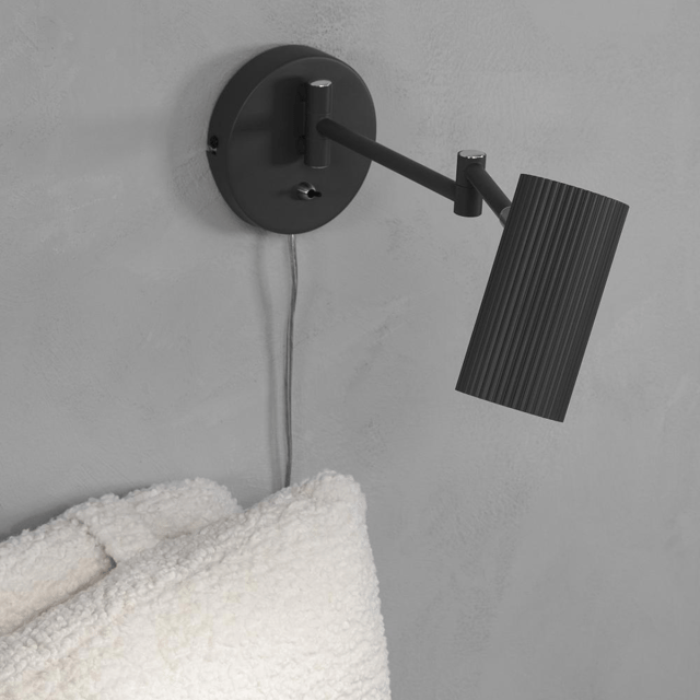 Costilla leselampe vegg 12cm grå 1