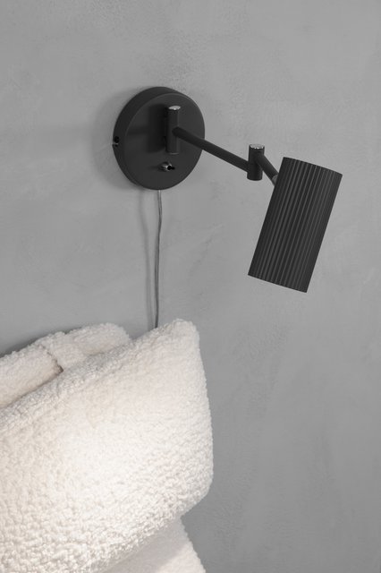 Costilla leselampe vegg 12cm grå 2
