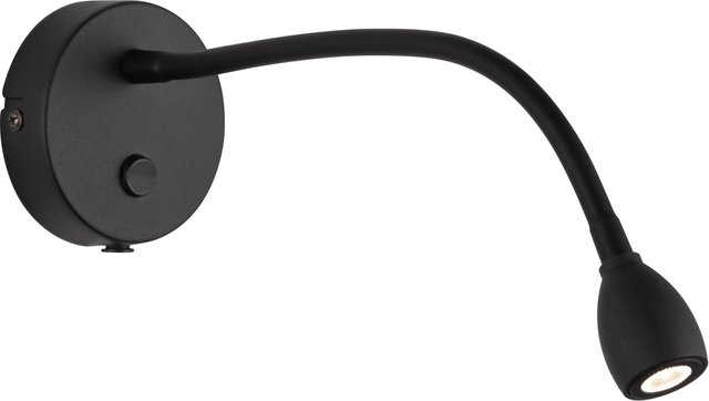 Willy LED leselampe vegg 20cm sort 2