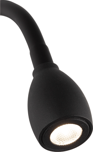 Willy LED leselampe vegg 20cm sort 3