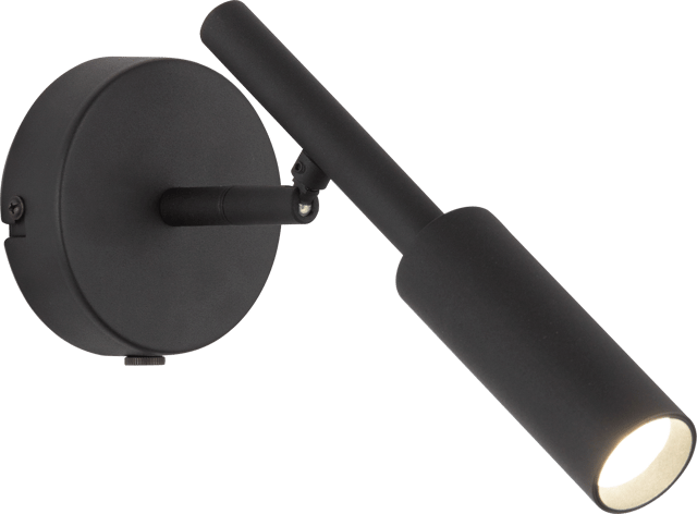 Bino LED leselampe vegg 22,5cm sort, bilde 6 av 8