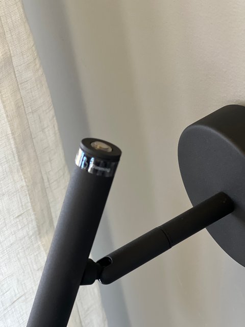Bino LED leselampe vegg 22,5cm sort 4