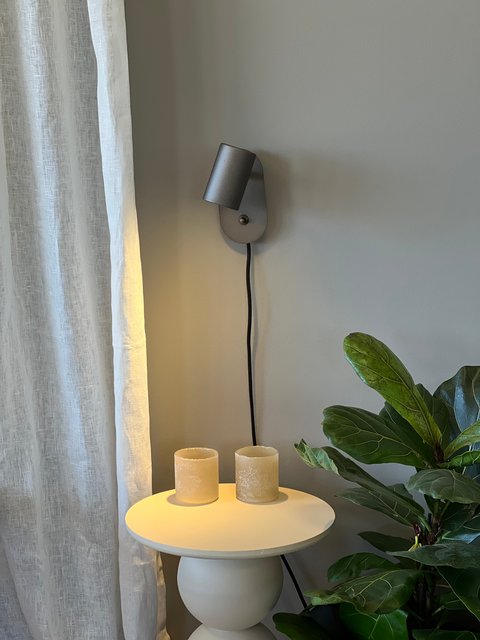 Noor II leselampe vegg 1lys 14cm brun, bilde 2 av 9