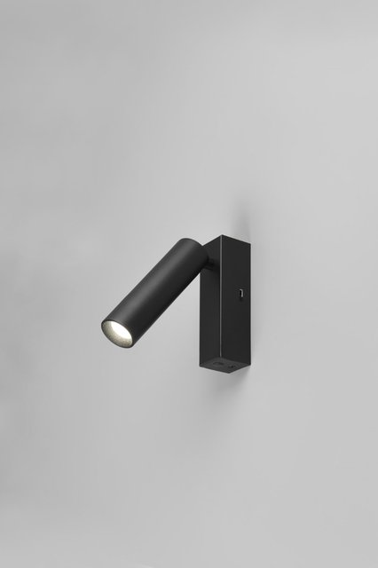 Ambala LED leselampe vegg 1lys 17cm sort 3