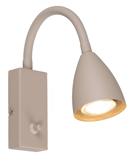 Lina Flex leselampe vegg 32cm beige, bilde 5 av 6