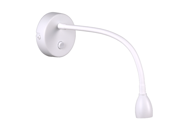 Willy LED leselampe vegg 20cm hvit, bilde 5 av 6