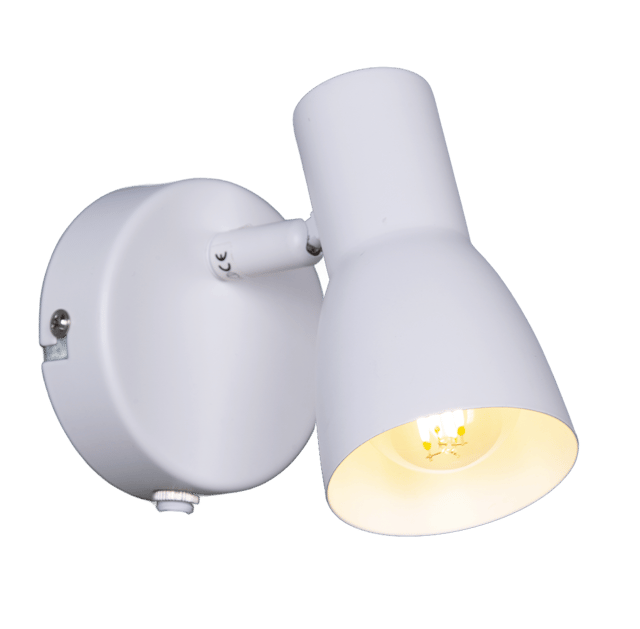 Mikes leselampe vegg 11,5cm hvit, bilde 2 av 6