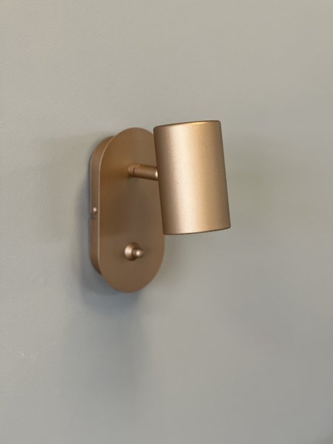 Noor II leselampe vegg 1lys 14cm champagne, bilde 2 av 6