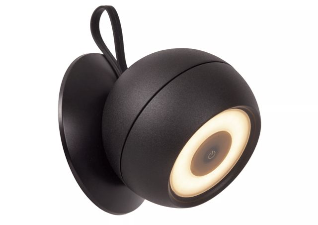 Lunex LED oppladbar IP54 sort 2