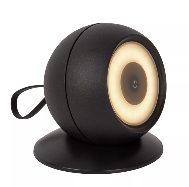 Lunex LED oppladbar IP54 sort 3