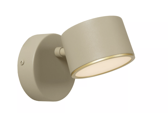 Gian leselampe vegg 13cm beige, bilde 2 av 6