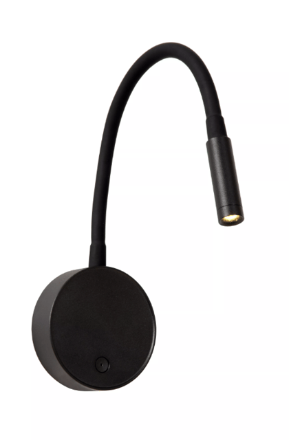 Asja LED oppladbar leselampe vegg 42cm sort 2