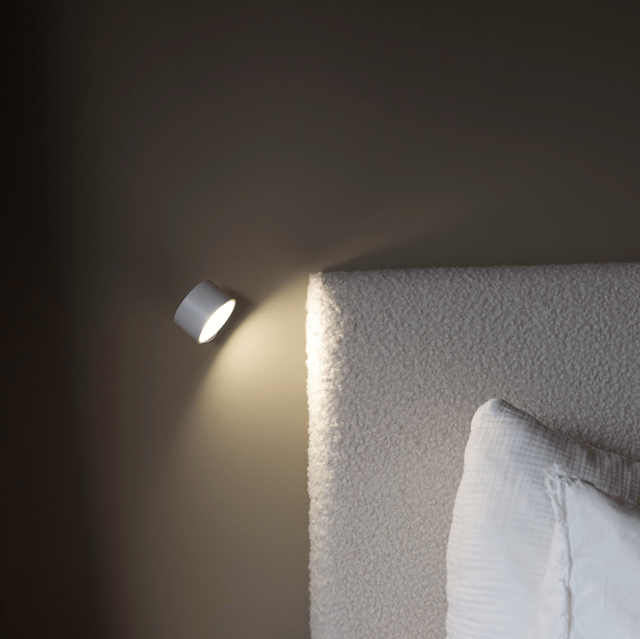 Frida LED oppladbar leselampe vegg 7,5cm hvit 1