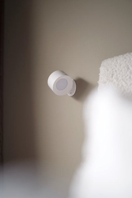 Frida LED oppladbar leselampe vegg 7,5cm hvit 4
