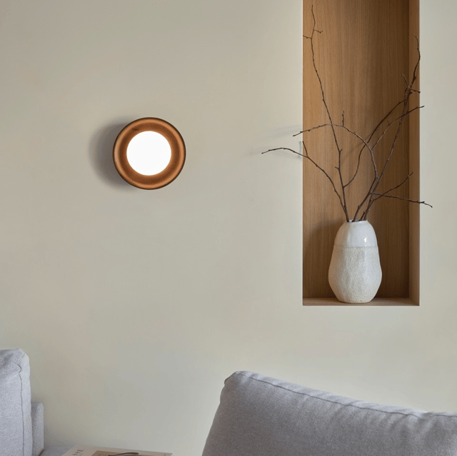 Magne LED oppladbar vegg/taklampe 20cm sort 1