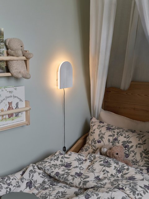 Arches LED vegglampe 20cm hvit, bilde 2 av 3