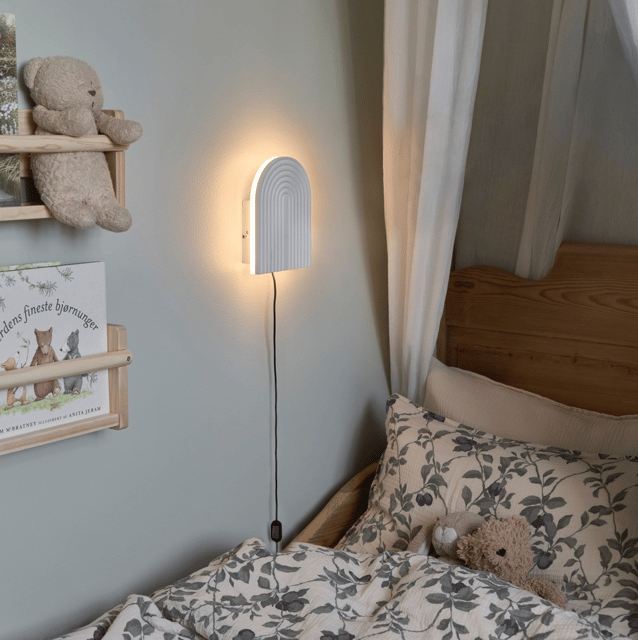 Arches LED vegglampe 20cm hvit, bilde 1 av 3