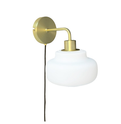 Soria vegglampe 26,5cm messing 2
