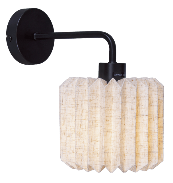 Fleur vegglampe 28,5cm sort 2