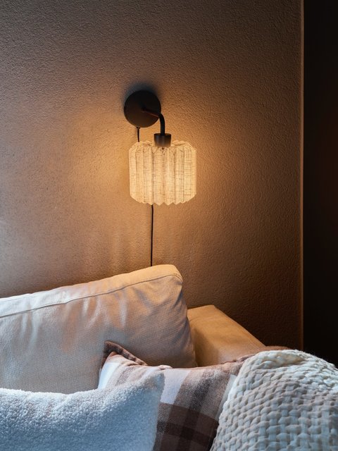 Fleur vegglampe 28,5cm sort 4