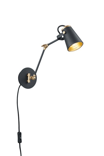 Edward leselampe vegg 25cm sort 3