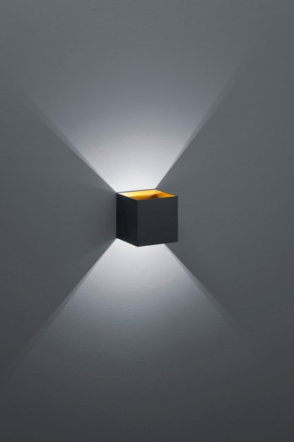 Louis LED vegglampe 10cm sort, bilde 3 av 3