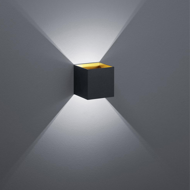 Louis LED vegglampe 10cm sort, bilde 1 av 3
